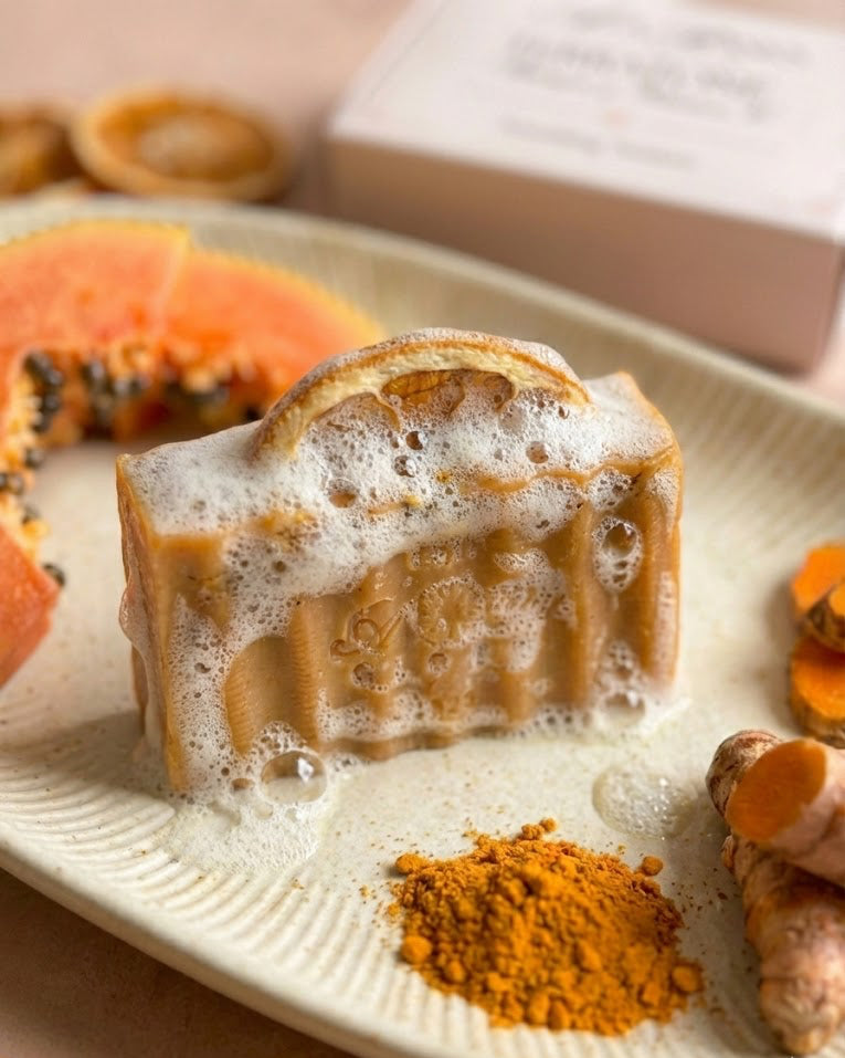 Mini-Papaya and Vitamin C Cream Bar Soap