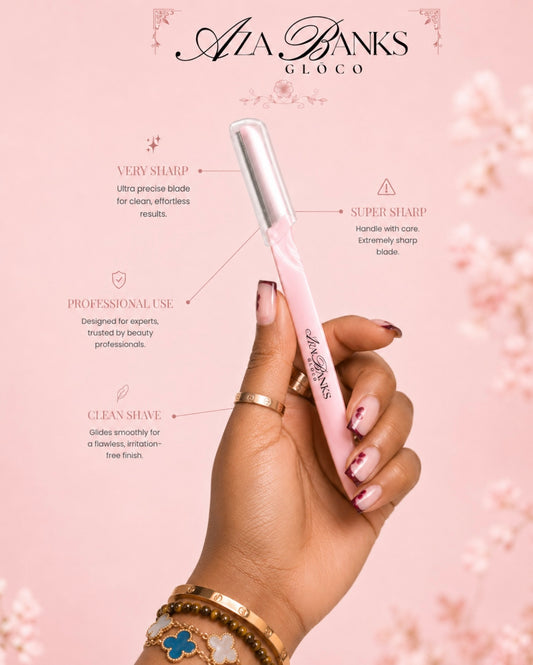 Aza Banks Glõ Pro Precision Dermaplane Full-Edge Facial Blade