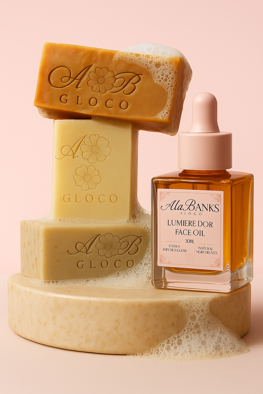 Glow Duo – Papaya & Vitamin C Cream Bar + Lumière D’Or Face Oil